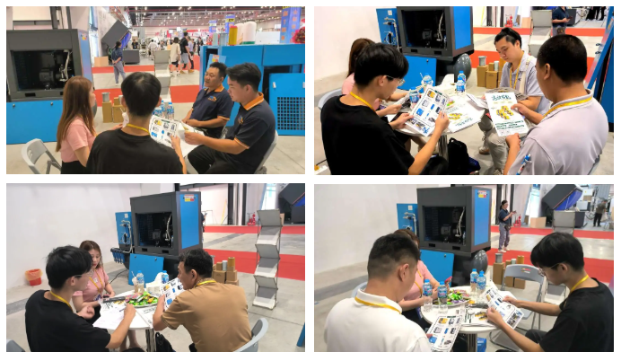 Hande air compressors shine at the Pingyang Exhibition in Vietnam, and energy-saving technology leads the new future of manufacturing in Southeast Asia!