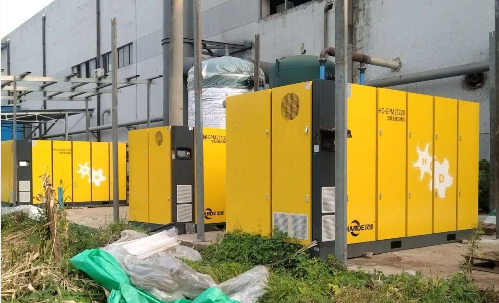 Permanent Magnetic Screw Compressor Dual Stage: Empower Heavy Industry Companies in Green Transition While Improving Energy Efficiency by Over 20%!